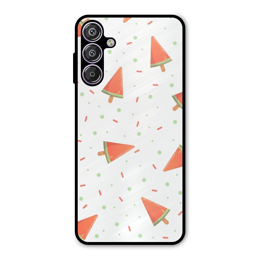 Watermelon Ice Creams Metal Back Case for Galaxy F15
