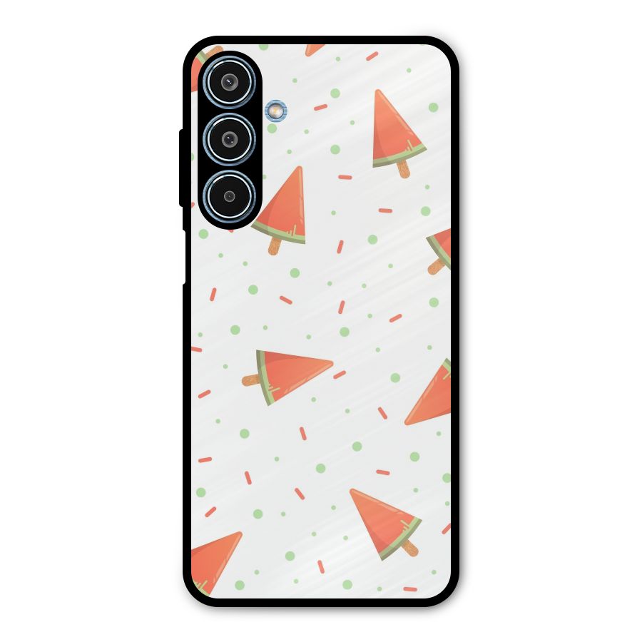 Watermelon Ice Creams Metal Back Case for Galaxy M35