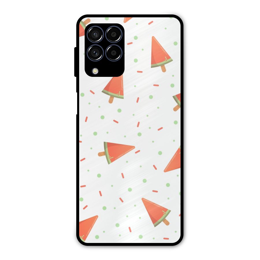 Watermelon Ice Creams Metal Back Case for Galaxy M53 5G
