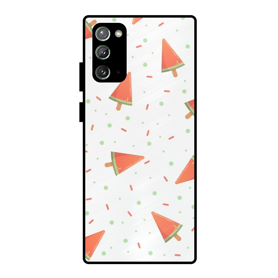 Watermelon Ice Creams Metal Back Case for Galaxy Note 20