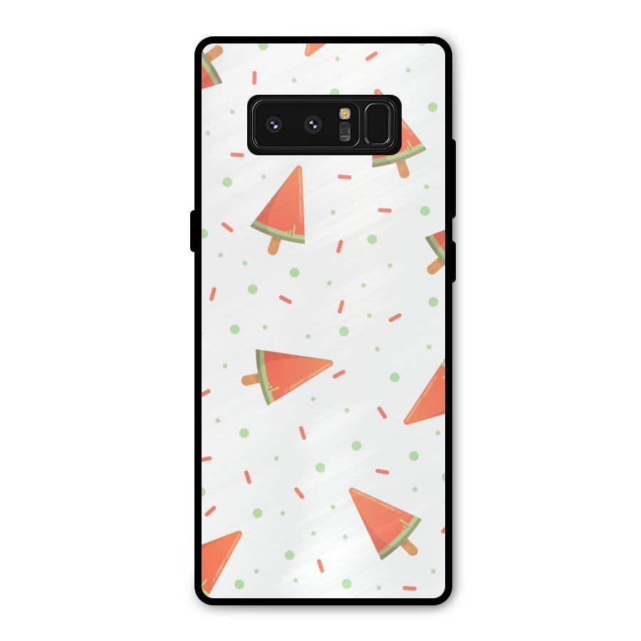 Watermelon Ice Creams Metal Back Case for Galaxy Note 8