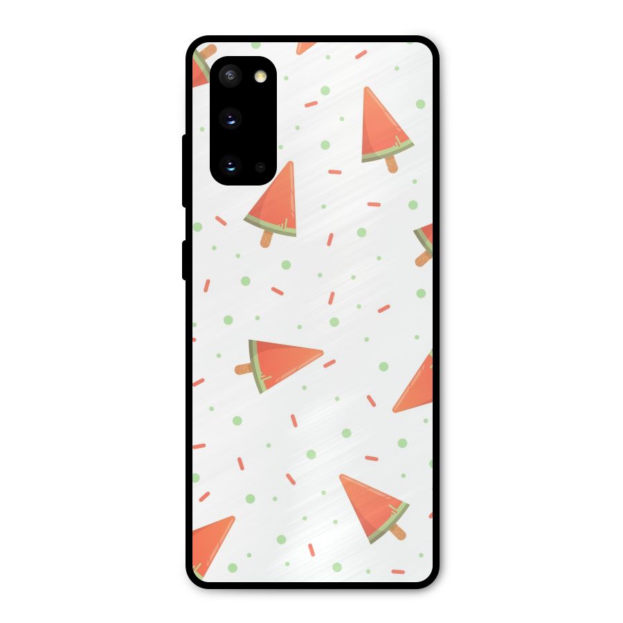 Watermelon Ice Creams Metal Back Case for Galaxy S20