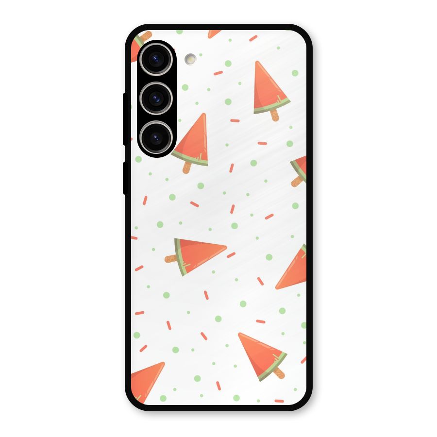 Watermelon Ice Creams Metal Back Case for Galaxy S23 Plus