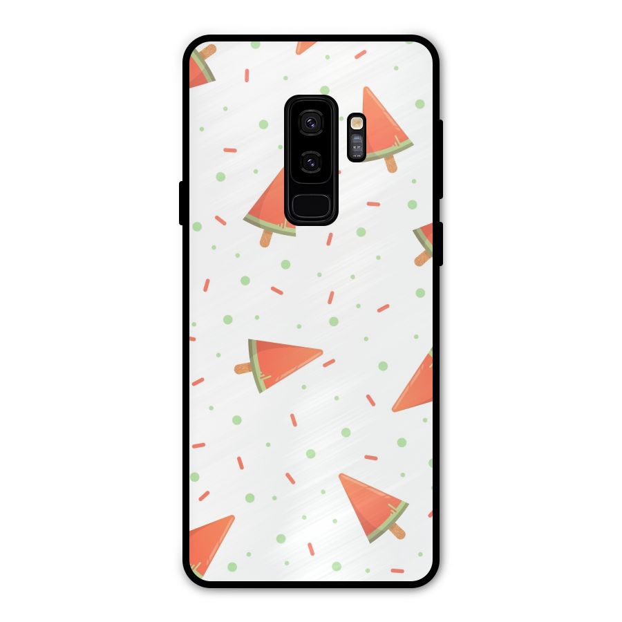 Watermelon Ice Creams Metal Back Case for Galaxy S9 Plus