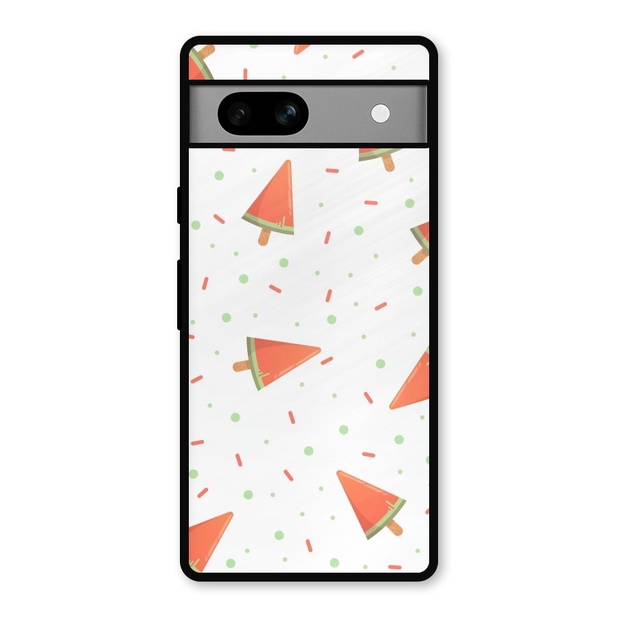Watermelon Ice Creams Metal Back Case for Google Pixel 7a