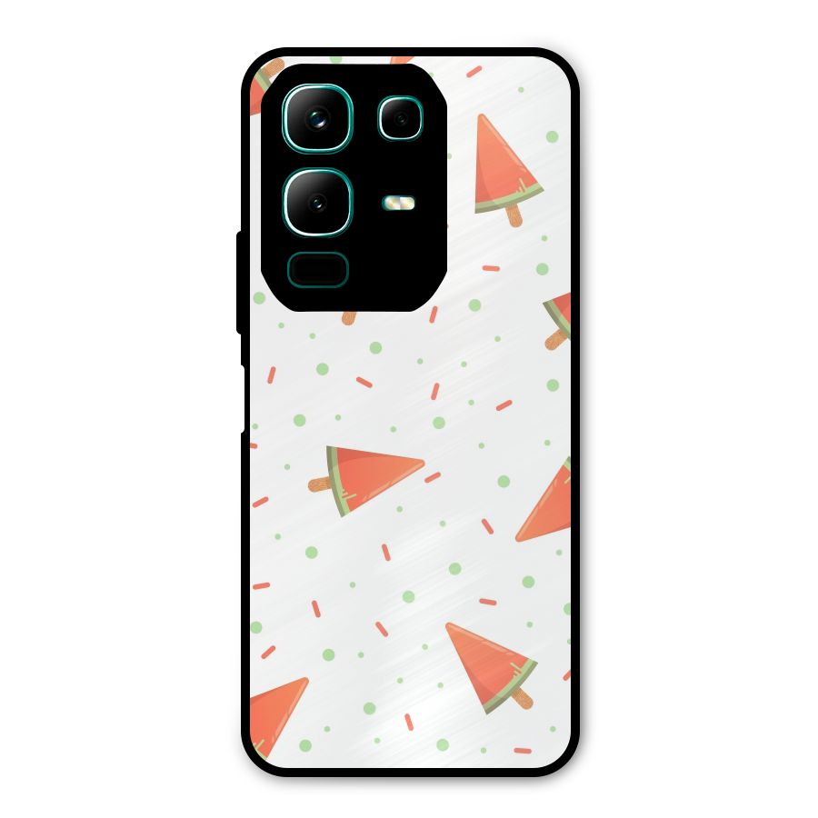 Watermelon Ice Creams Metal Back Case for Infinix Note 50x