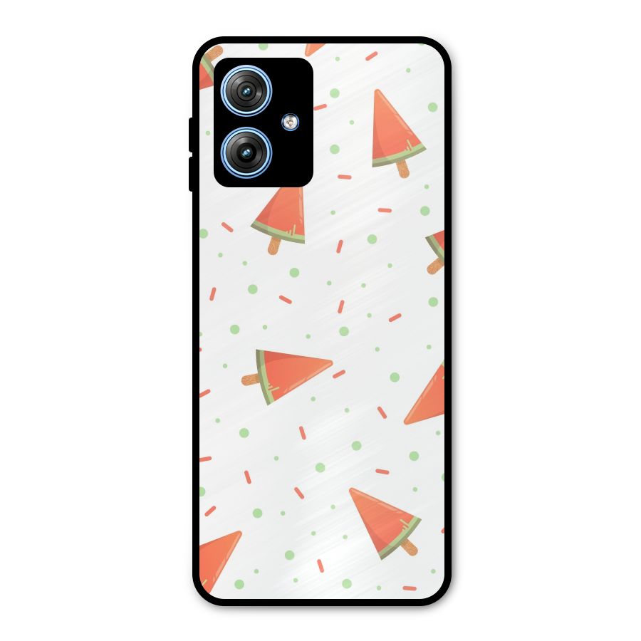 Watermelon Ice Creams Metal Back Case for Moto G54