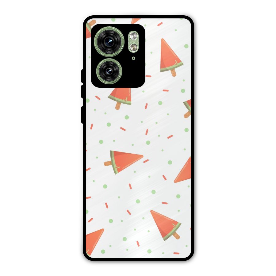 Watermelon Ice Creams Metal Back Case for Motorola Edge 40 5G