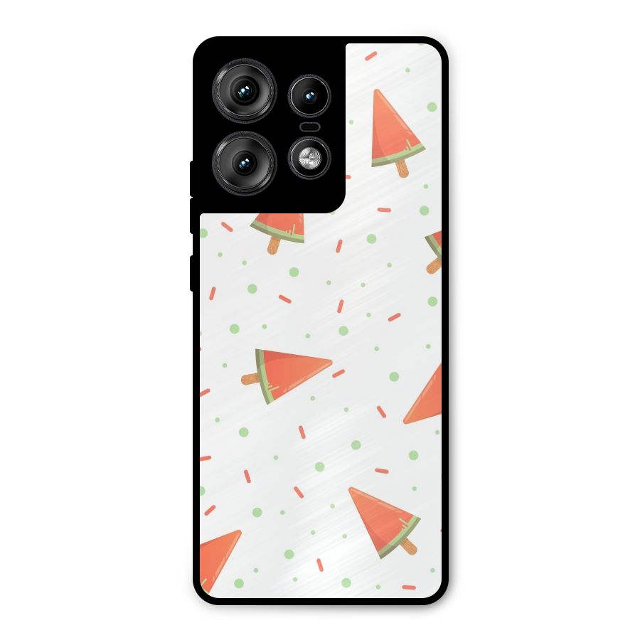 Watermelon Ice Creams Metal Back Case for Motorola Edge 50 Pro