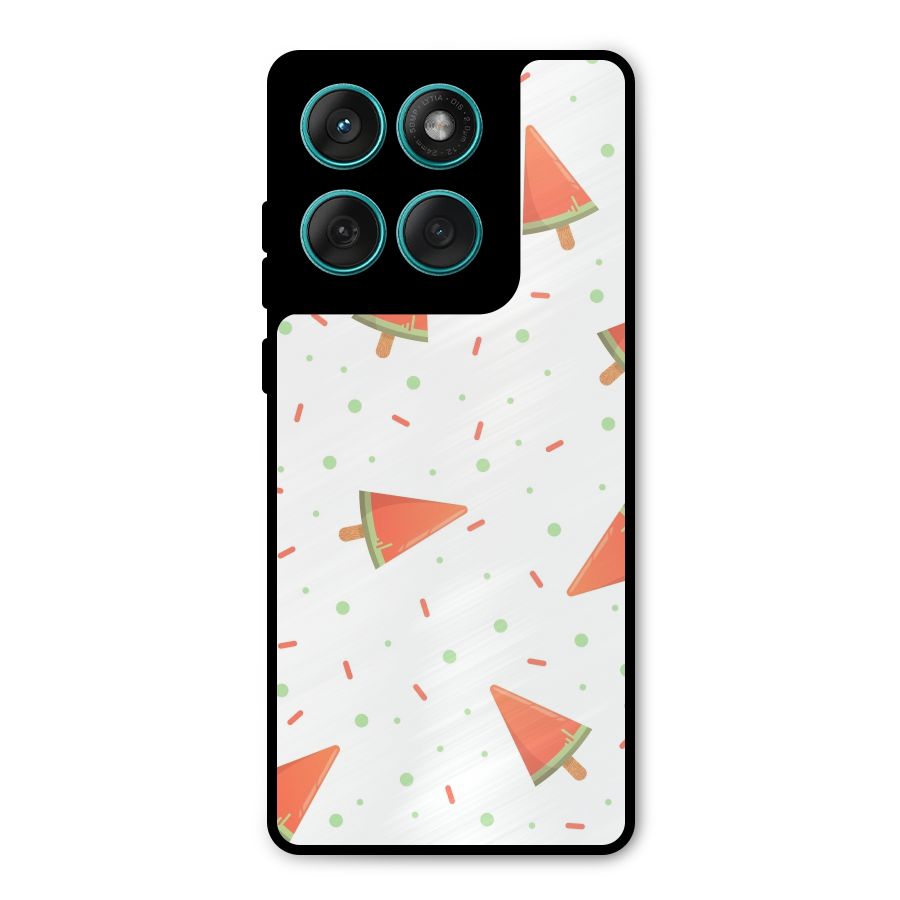 Watermelon Ice Creams Metal Back Case for Motorola Edge 60