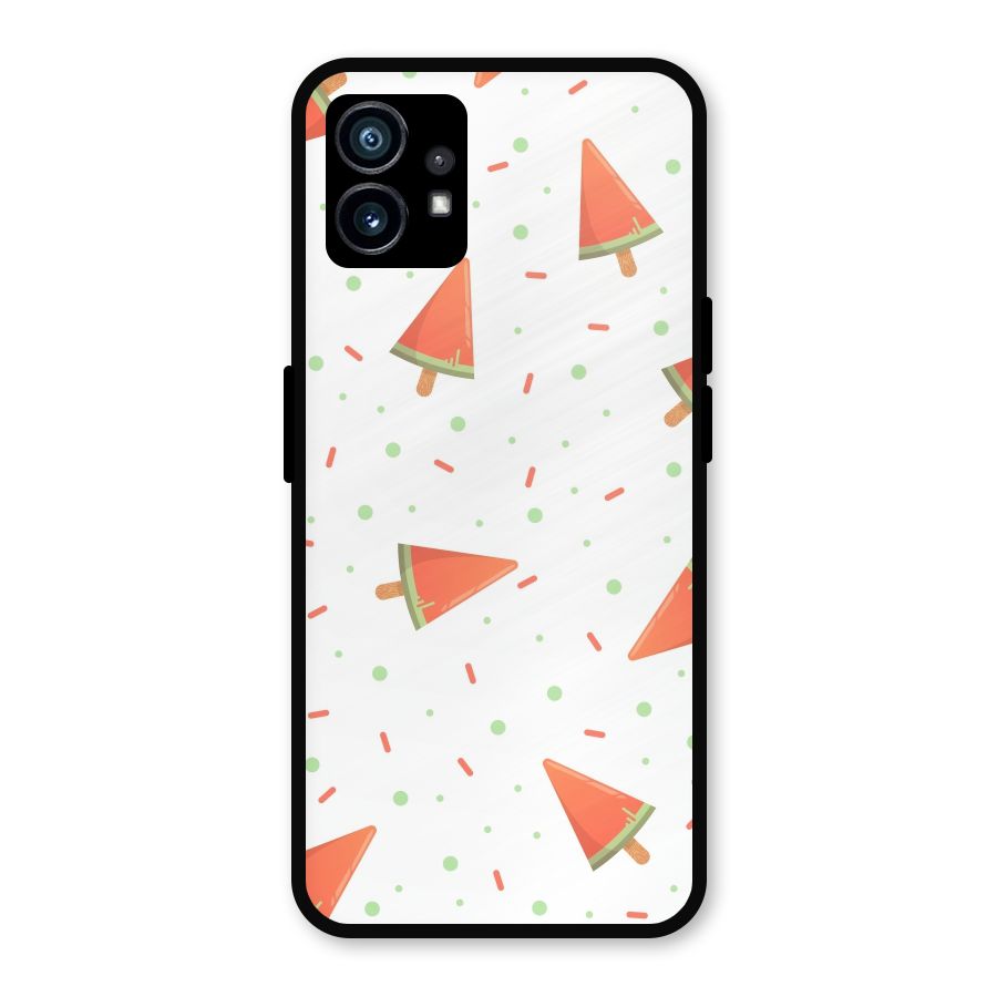 Watermelon Ice Creams Metal Back Case for Nothing Phone 1