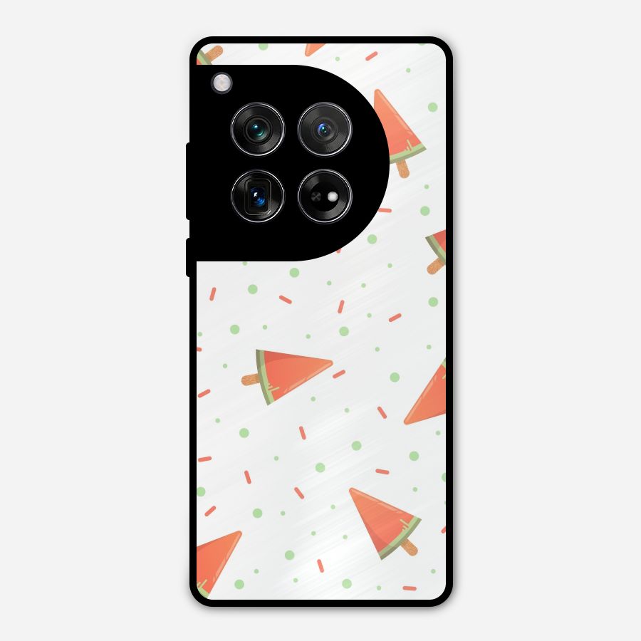Watermelon Ice Creams Metal Back Case for OnePlus 12