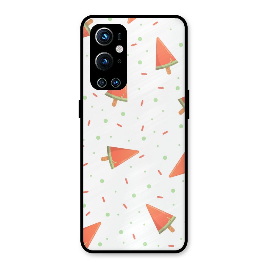 Watermelon Ice Creams Metal Back Case for OnePlus 9 Pro
