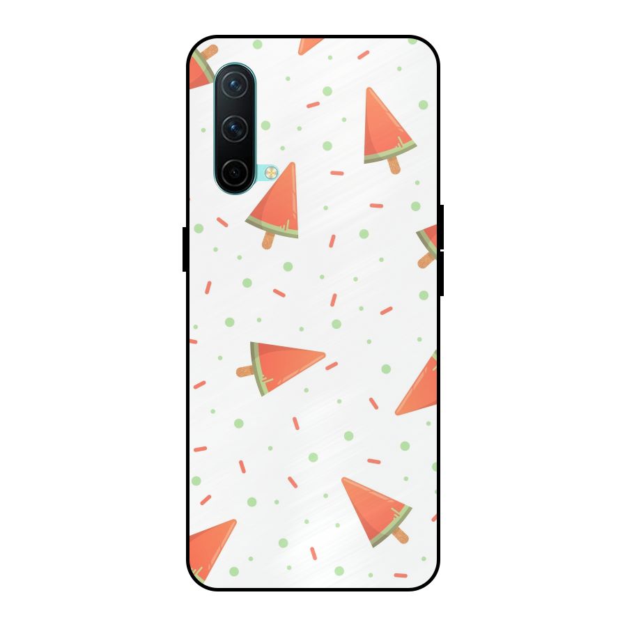 Watermelon Ice Creams Metal Back Case for OnePlus Nord CE 5G