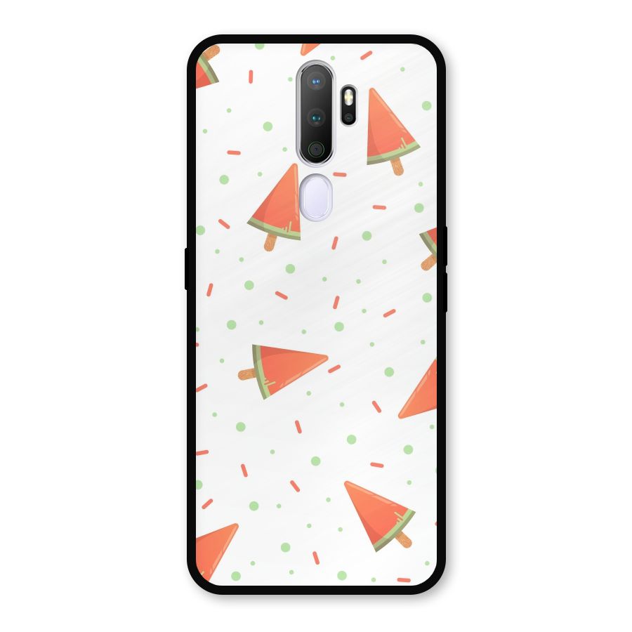 Watermelon Ice Creams Metal Back Case for Oppo A5 (2020)