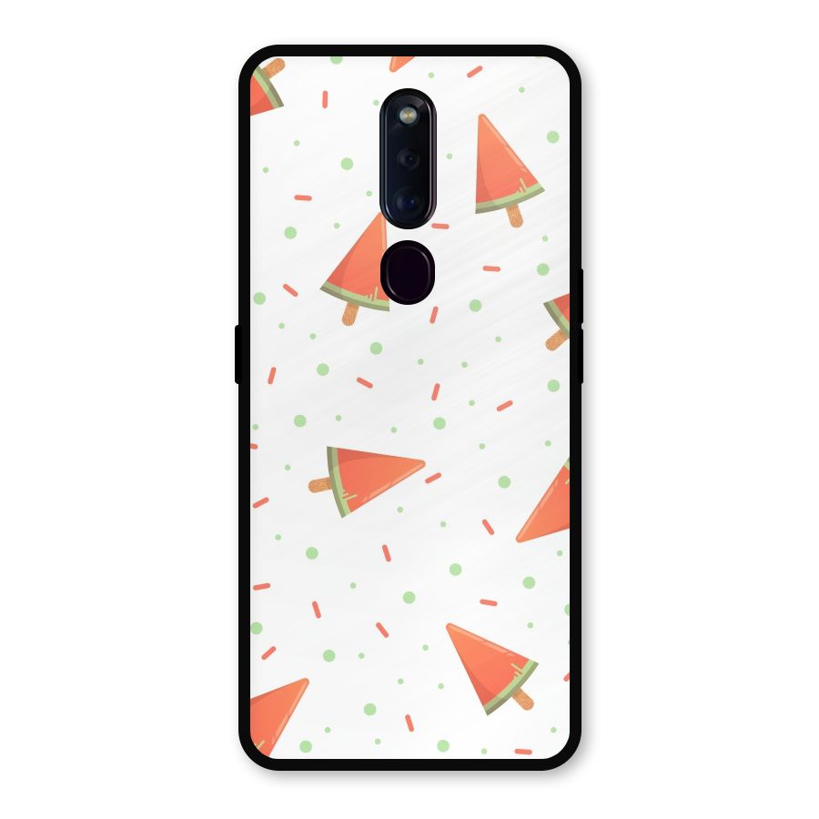 Watermelon Ice Creams Metal Back Case for Oppo F11 Pro
