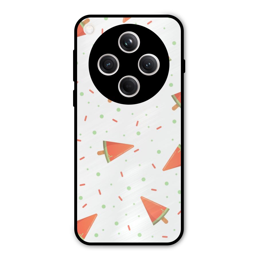 Watermelon Ice Creams Metal Back Case for Oppo Find X8