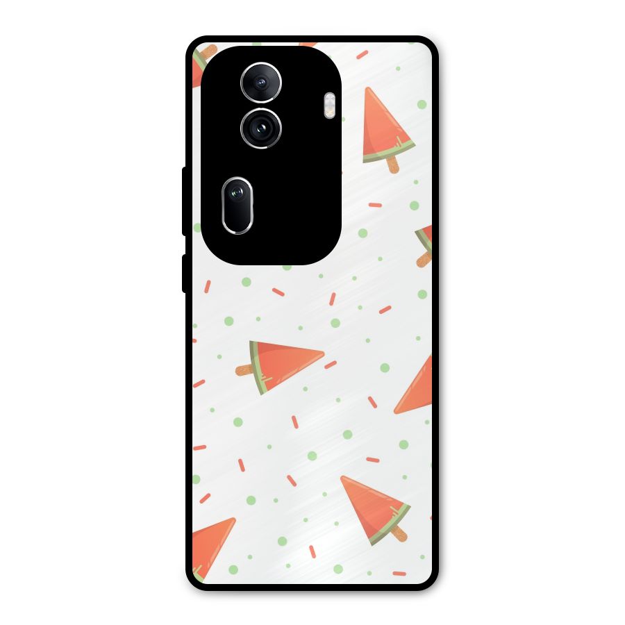 Watermelon Ice Creams Metal Back Case for Oppo Reno11 Pro 5G