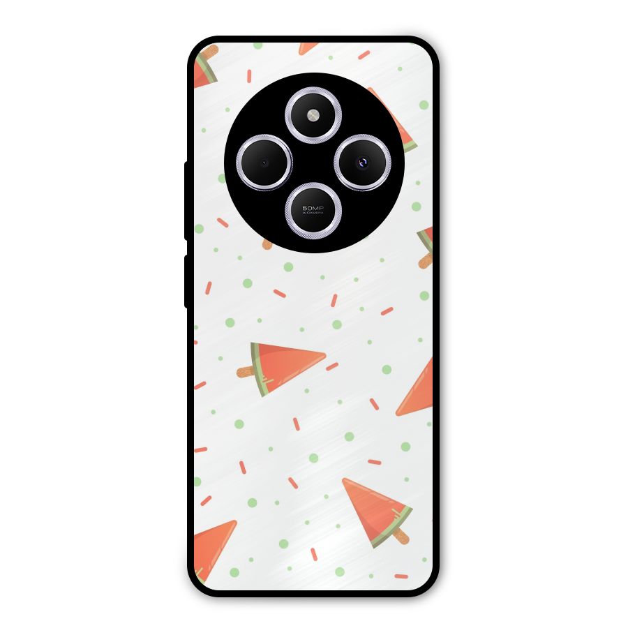 Watermelon Ice Creams Metal Back Case for Poco M7