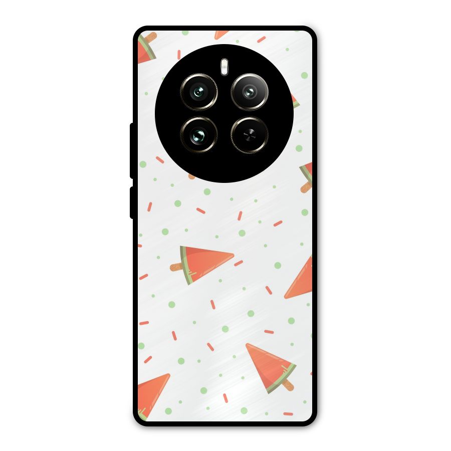 Watermelon Ice Creams Metal Back Case for Realme 12 Pro