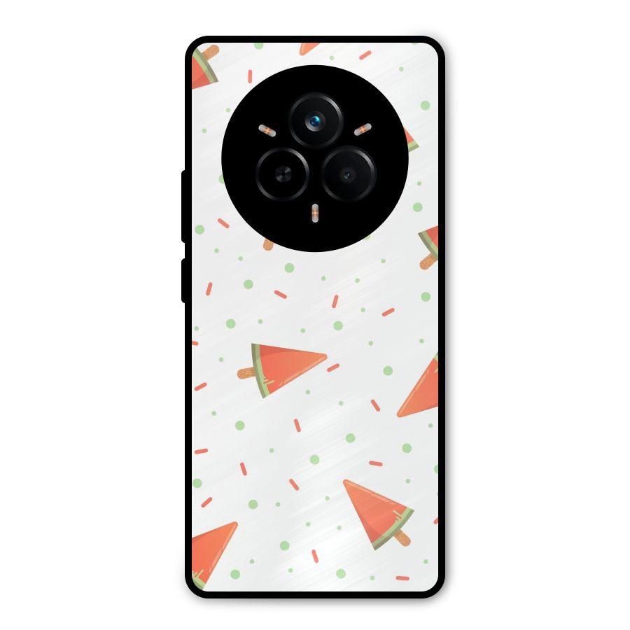 Watermelon Ice Creams Metal Back Case for Realme 14 Pro