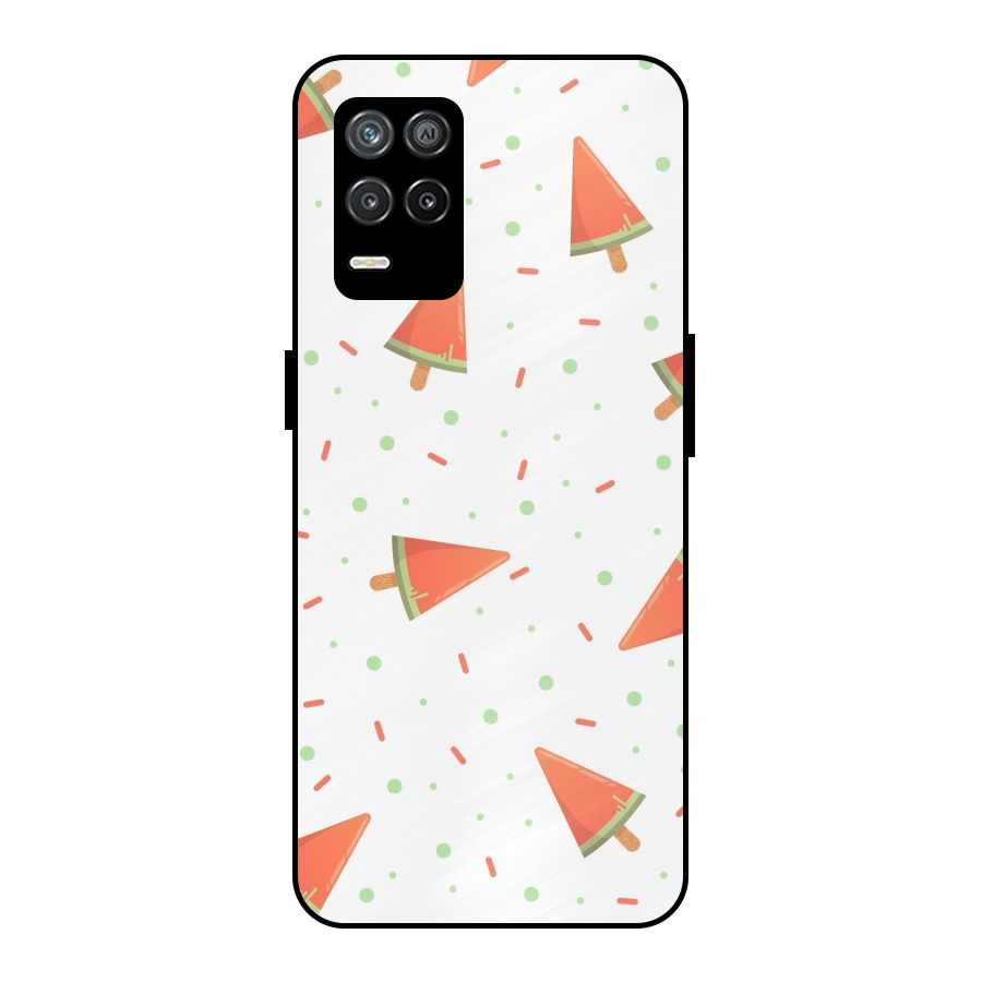 Watermelon Ice Creams Metal Back Case for Realme 8 5G