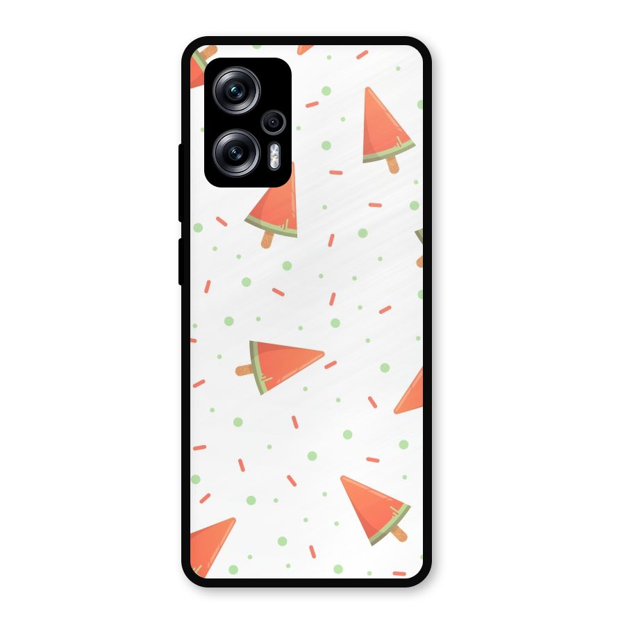Watermelon Ice Creams Metal Back Case for Redmi K50i