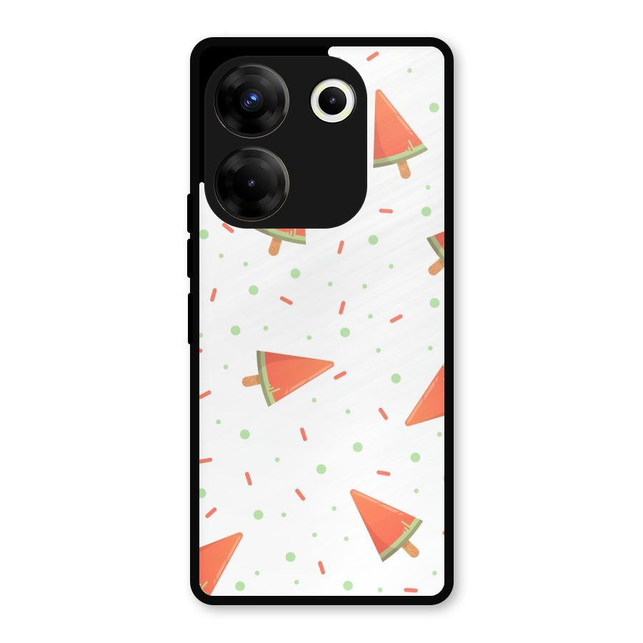 Watermelon Ice Creams Metal Back Case for Tecno Camon 20