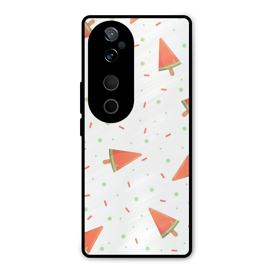 Watermelon Ice Creams Metal Back Case for Vivo T3 Ultra