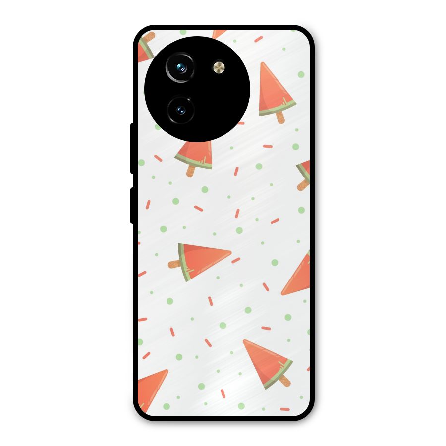 Watermelon Ice Creams Metal Back Case for Vivo T3x