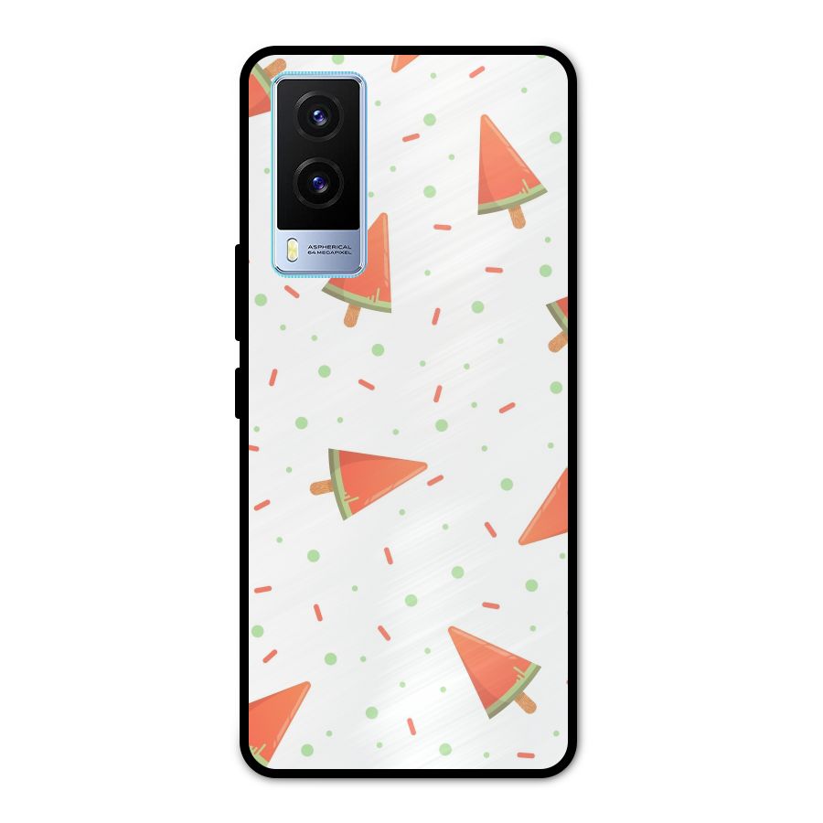 Watermelon Ice Creams Metal Back Case for Vivo V21e 5G