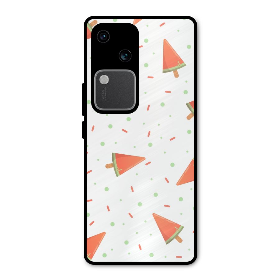 Watermelon Ice Creams Metal Back Case for Vivo V30