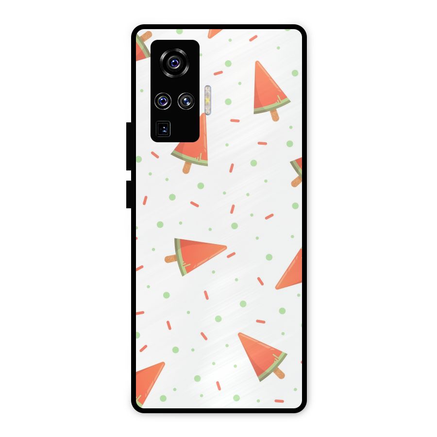 Watermelon Ice Creams Metal Back Case for Vivo X50 Pro