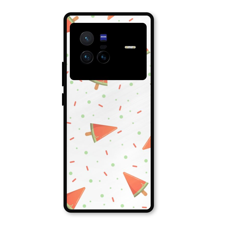 Watermelon Ice Creams Metal Back Case for Vivo X80