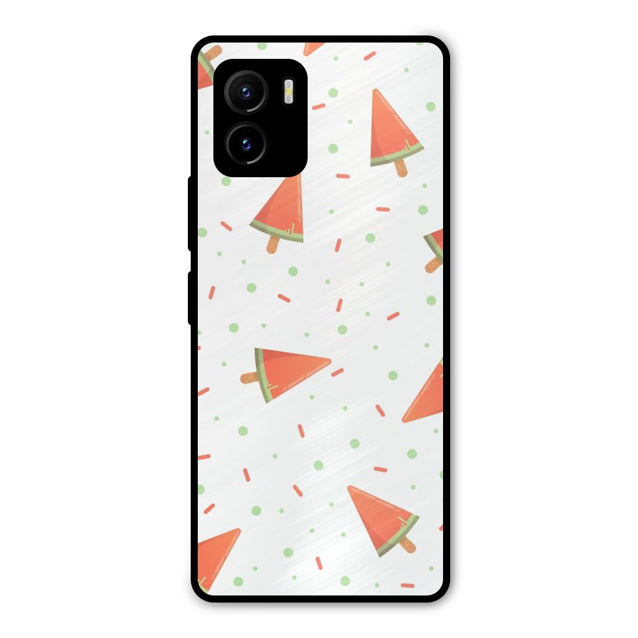 Watermelon Ice Creams Metal Back Case for Vivo Y15s