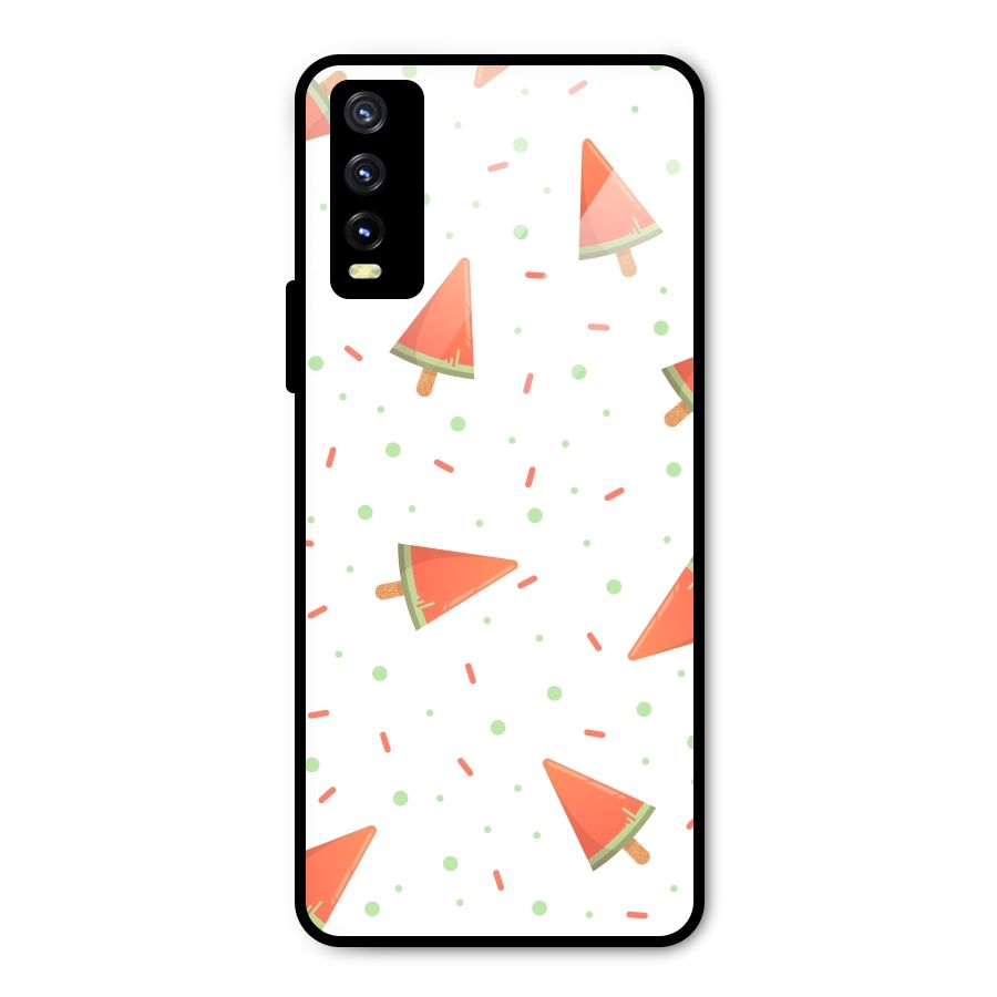 Watermelon Ice Creams Metal Back Case for Vivo Y20g