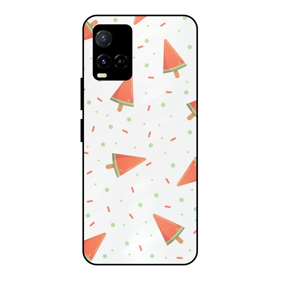 Watermelon Ice Creams Metal Back Case for Vivo Y21