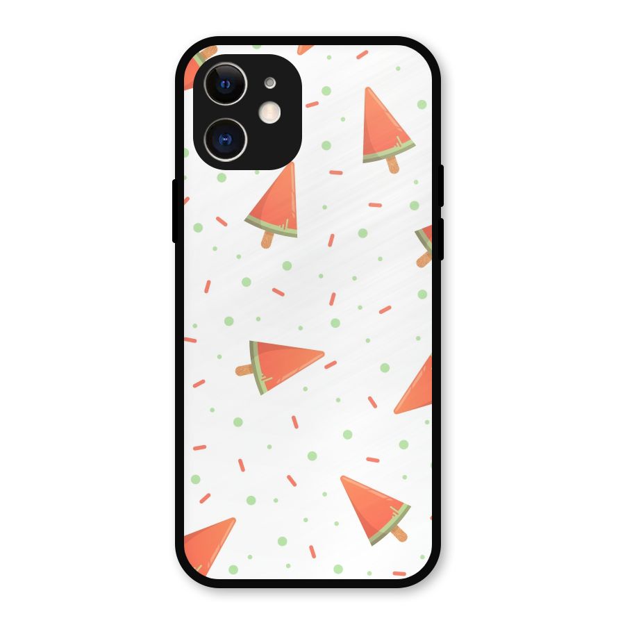 Watermelon Ice Creams Metal Back Case for iPhone 12