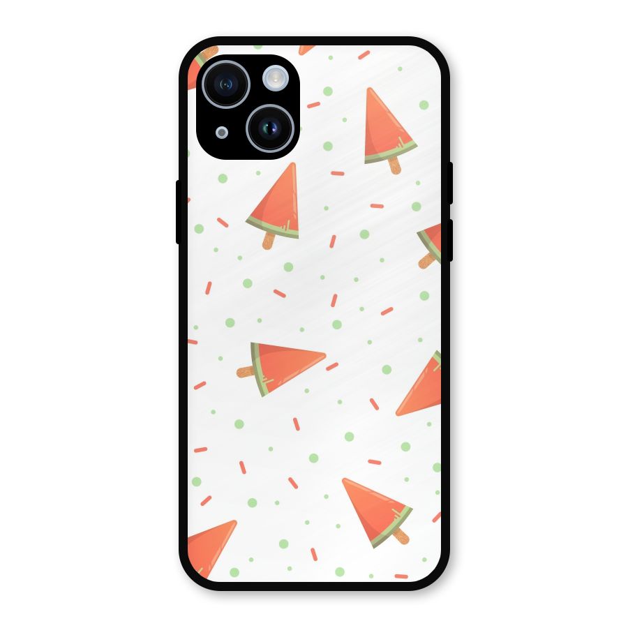Watermelon Ice Creams Metal Back Case for iPhone 14