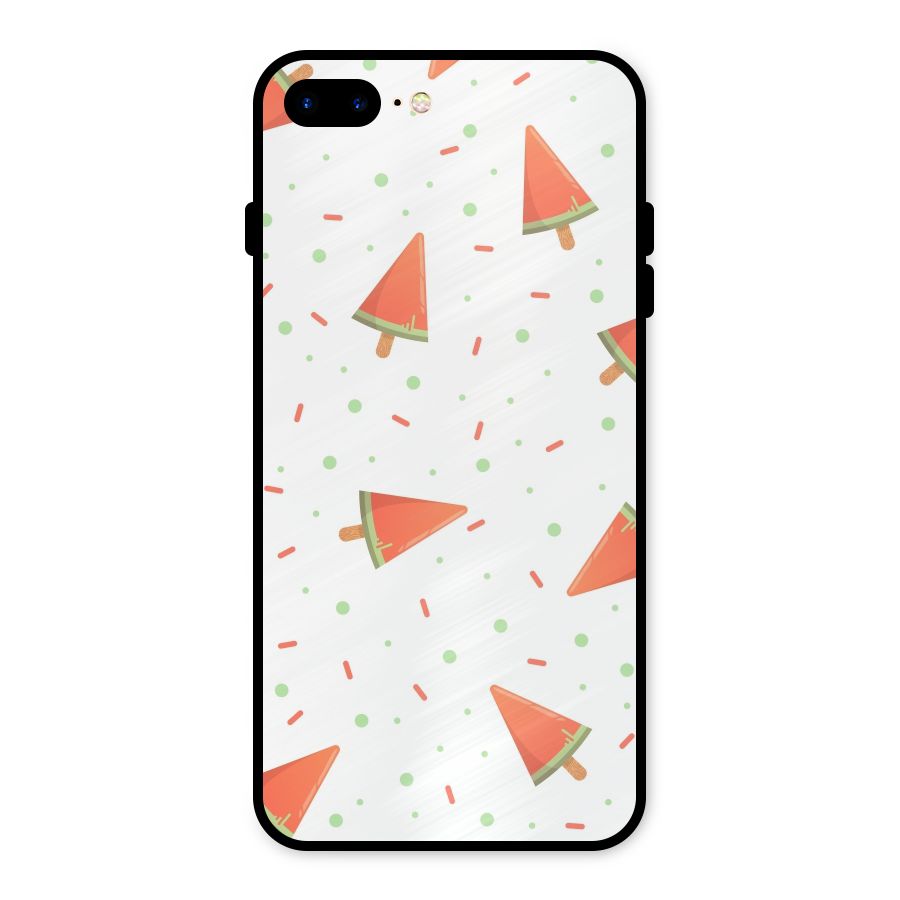 Watermelon Ice Creams Metal Back Case for iPhone 7 Plus