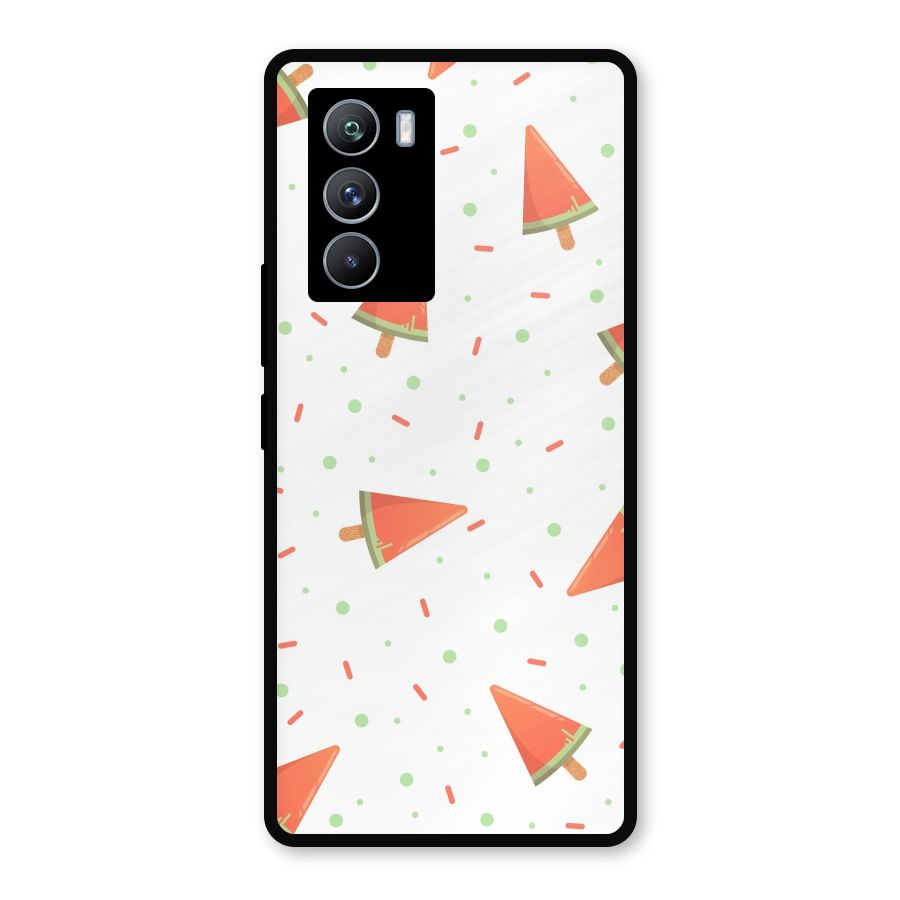 Watermelon Ice Creams Metal Back Case for iQOO 9 SE