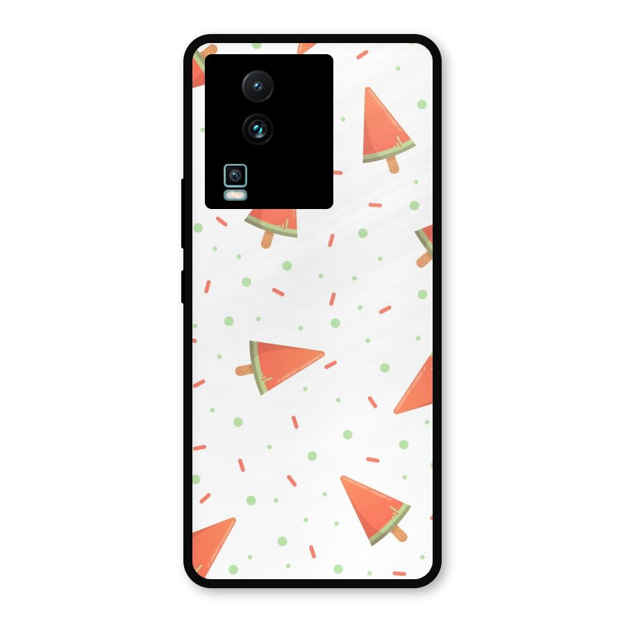 Watermelon Ice Creams Metal Back Case for iQOO Neo 7