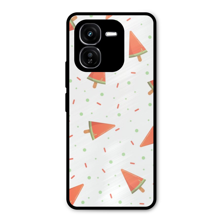 Watermelon Ice Creams Metal Back Case for iQOO Z9x