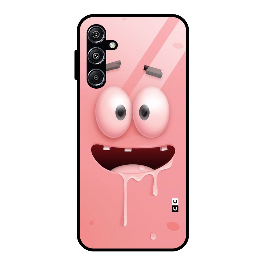 Watery Mouth Glass Back Case for Galaxy M34 5G