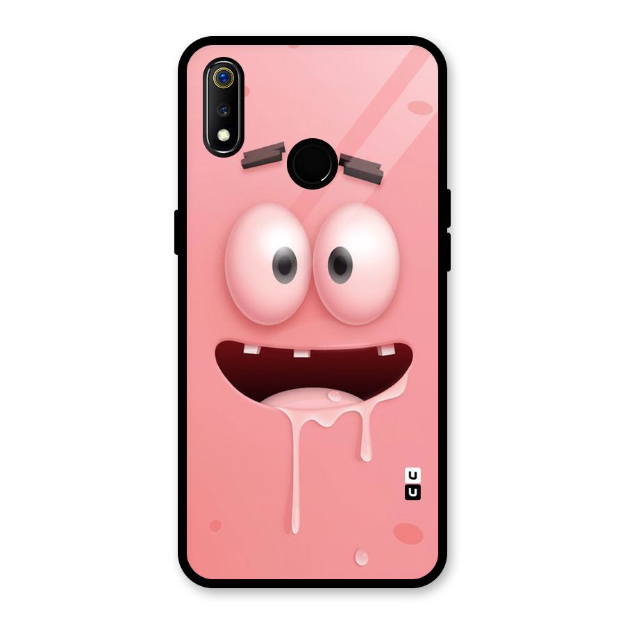 Watery Mouth Glass Back Case for Realme 3i