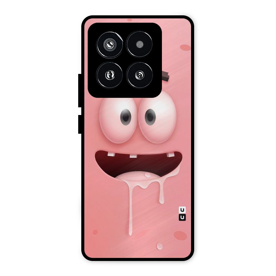 Watery Mouth Metal Back Case for Xiaomi 14 Pro