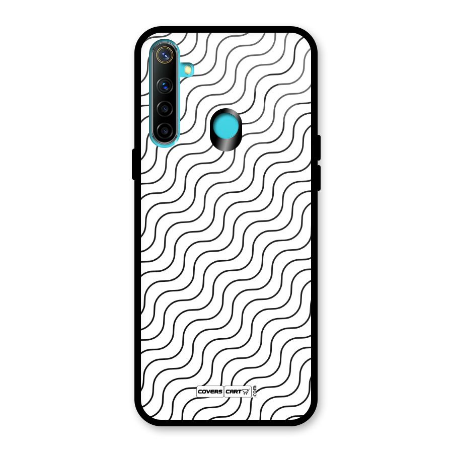 Wavy Pattern Glass Back Case for Realme Narzo 10