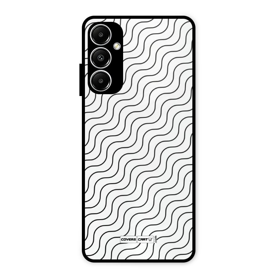 Wavy Pattern Metal Back Case for Galaxy A05s