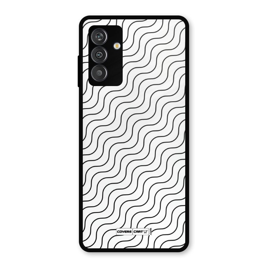 Wavy Pattern Metal Back Case for Galaxy F13