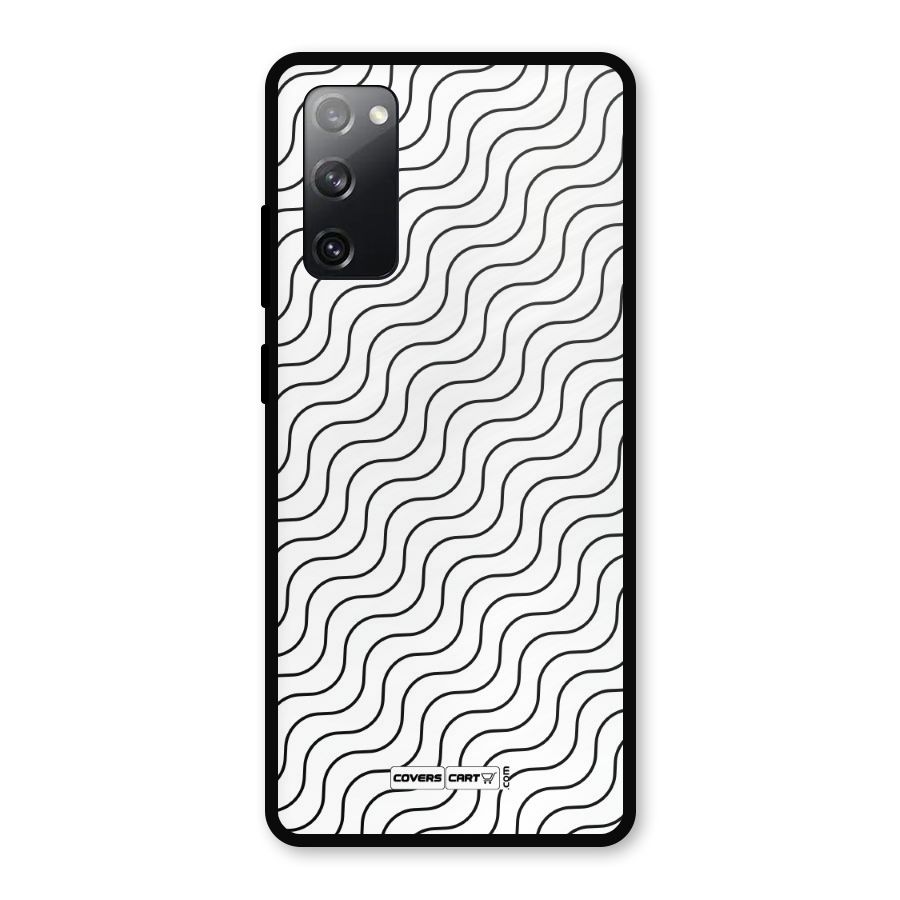 Wavy Pattern Metal Back Case for Galaxy S20 FE 5G